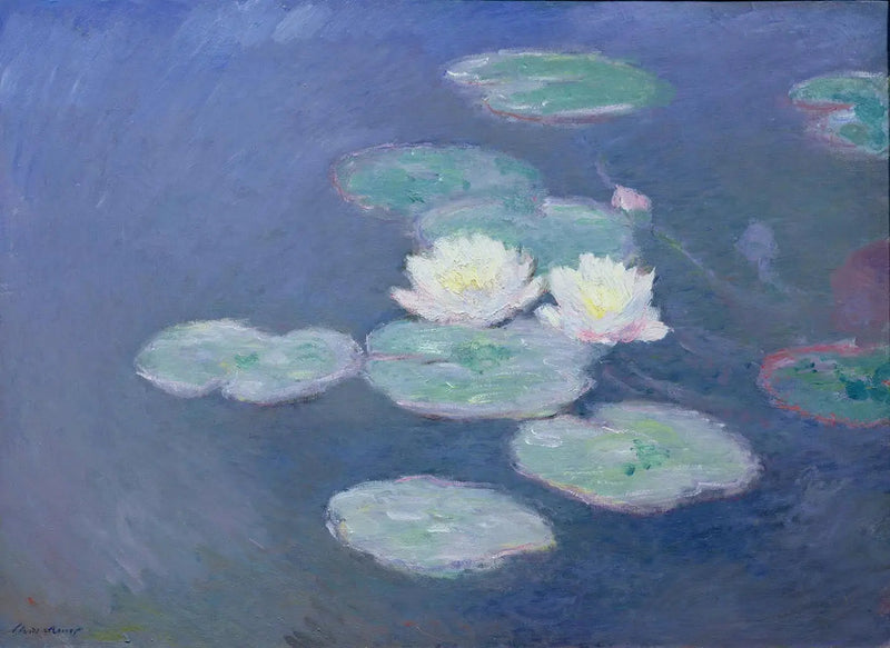 Nymphéas, aftenens effekt - Claude Monet