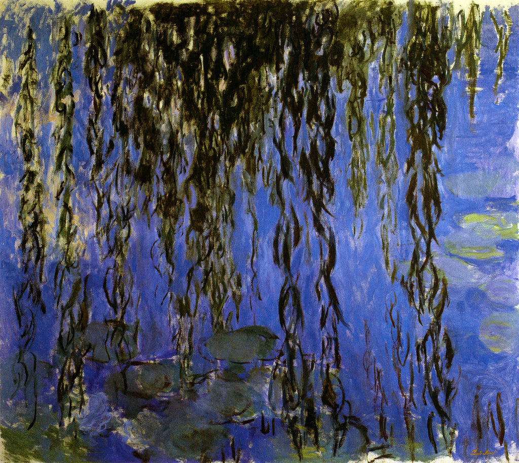 Nymphéas avec rameaux de saule de Claude Monet, 1916–1919 – musée des impressionnismes Giverny, Wildenstein 1851