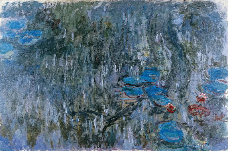 Nymphéas, piletræers spejlinger - Claude Monet