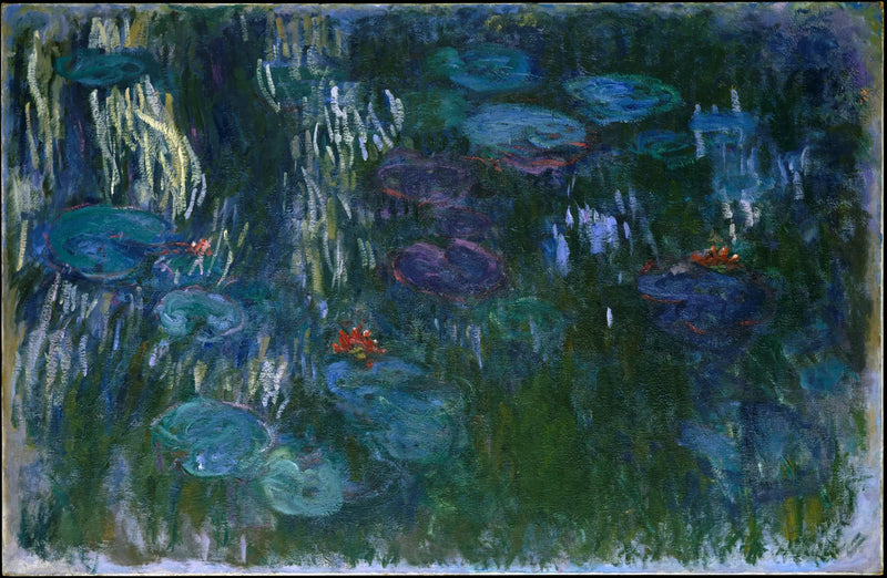 Nymphéas, piletræers spejlinger - Claude Monet