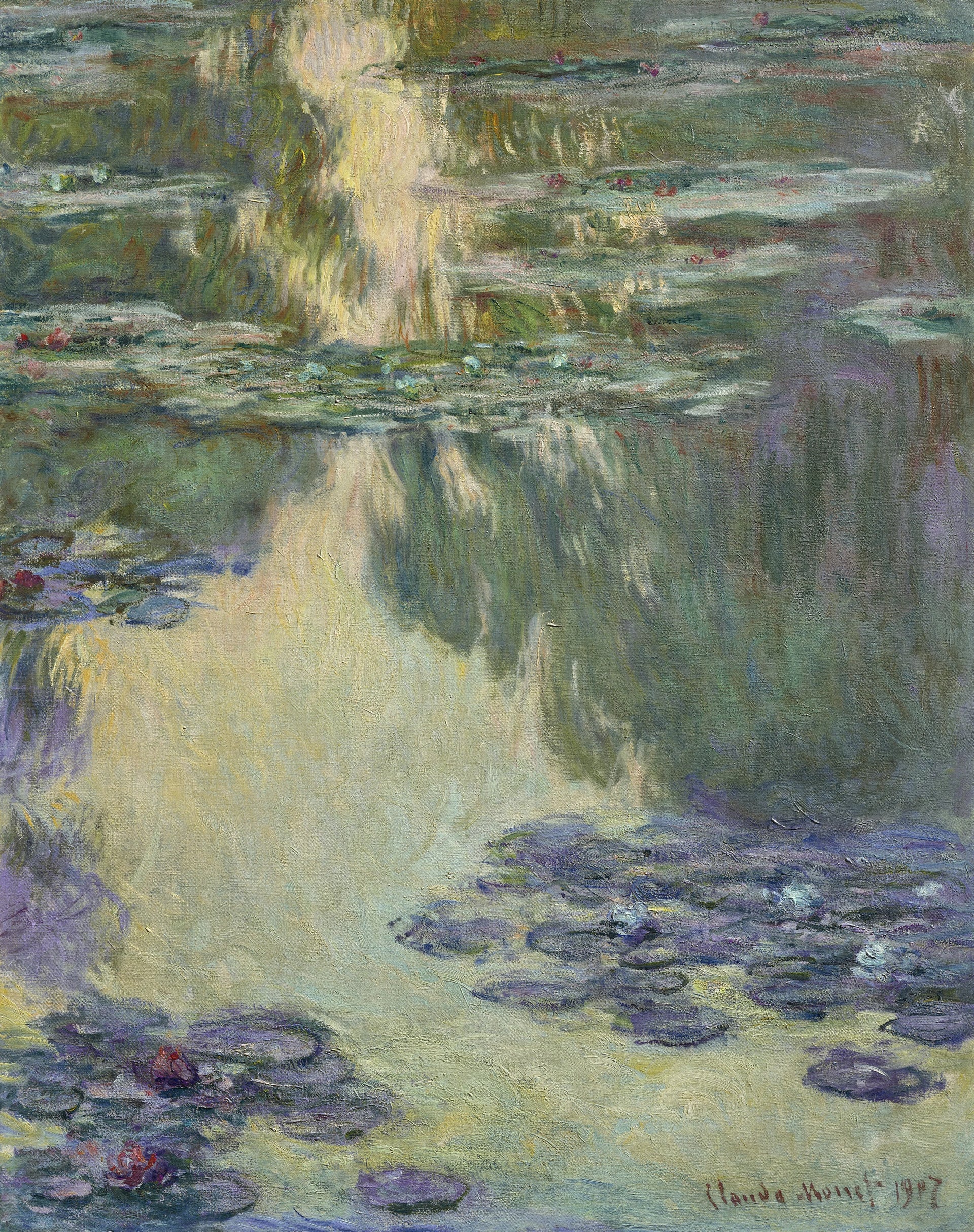 Nymphéas de Claude Monet, 1907 – collection particulière, Wildenstein 1706