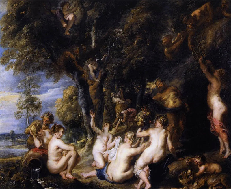 Nymfer og Satyrer - Peter Paul Rubens