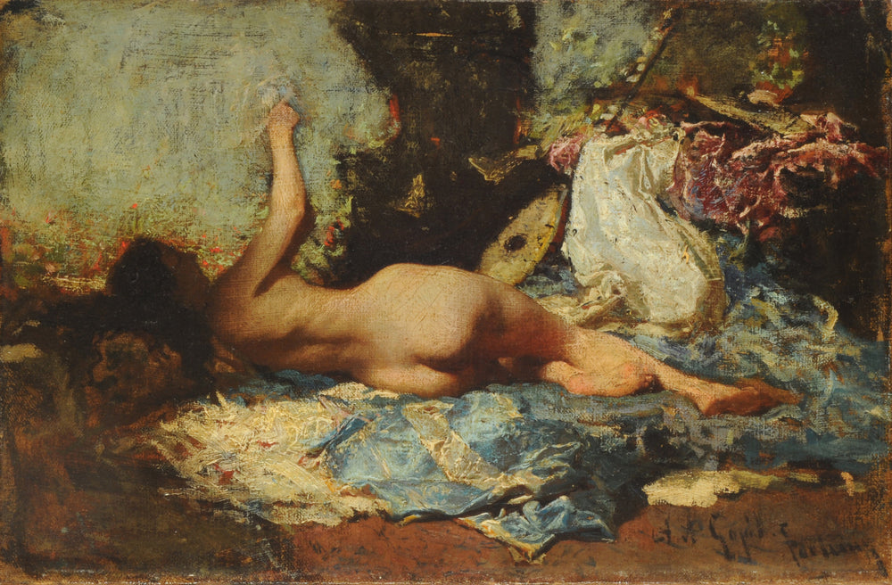 Odalisca - Mariano Fortuny Marsal image 1 tableau peint à l’huile sur toile