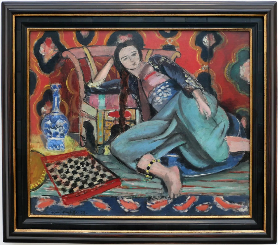 Odalisque i stolen - Henri Matisse
