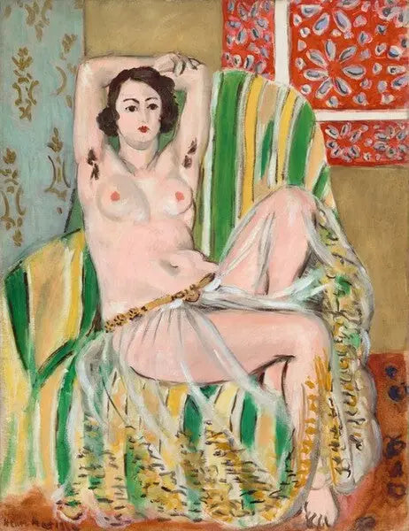Odalisque med hænderne løftet - Henri Matisse