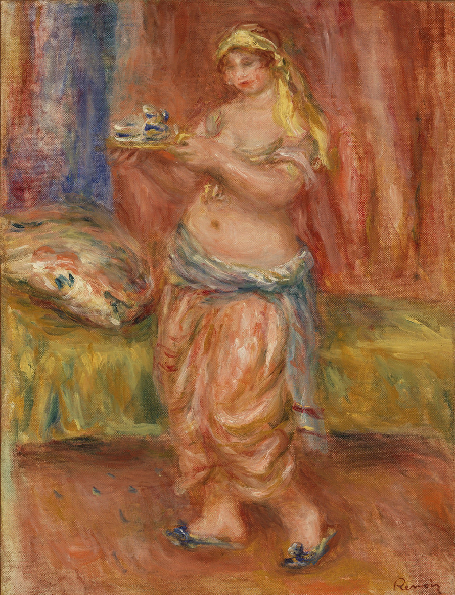 Odaliske med tepotte - Pierre-Auguste Renoir