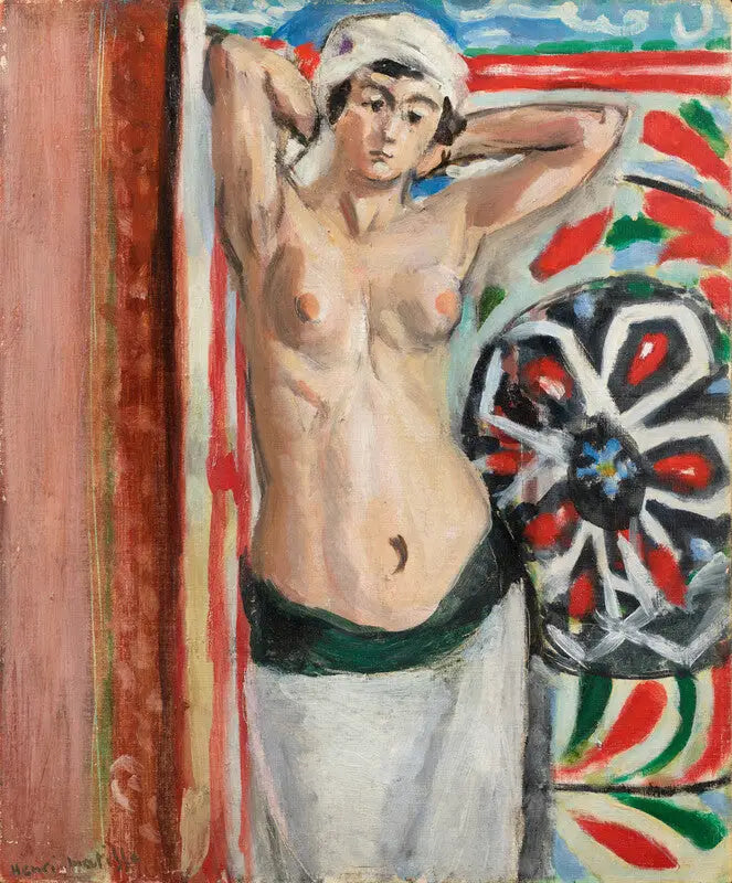 Odaliske med hævede arme - Henri Matisse