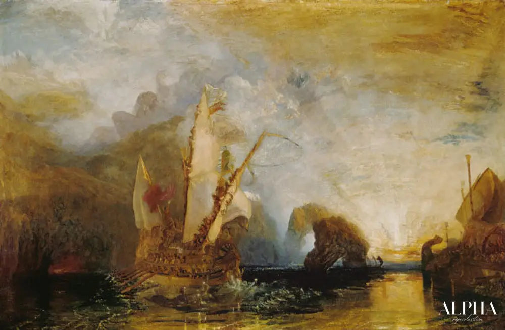 Odyssée se moque de Polyphem - William Turner - Reproductions de tableaux et peintures haut de gamme