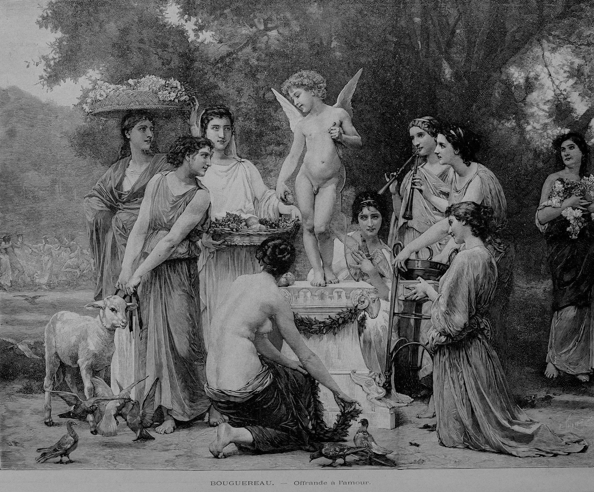 Offrande à l’Amour (1893) - Bouguereau