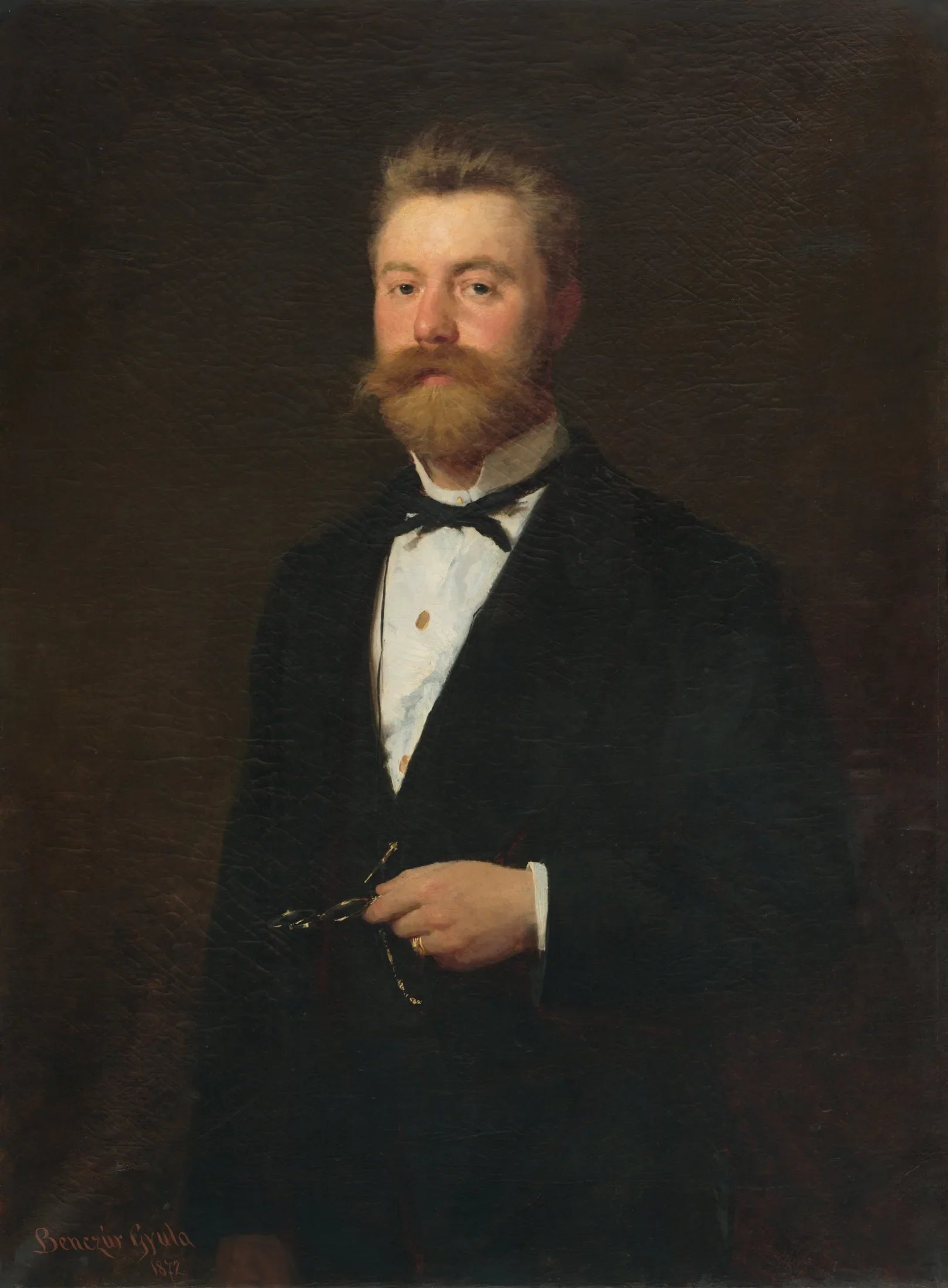 Oficiálna podobizeň muža. Podobizeň Gejza Benczúr - Gyula Benczúr image 1 reproduction artisanale de tableau
