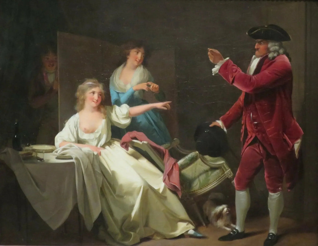 "Åh, hvilken tosse !" - Louis-Léopold Boilly