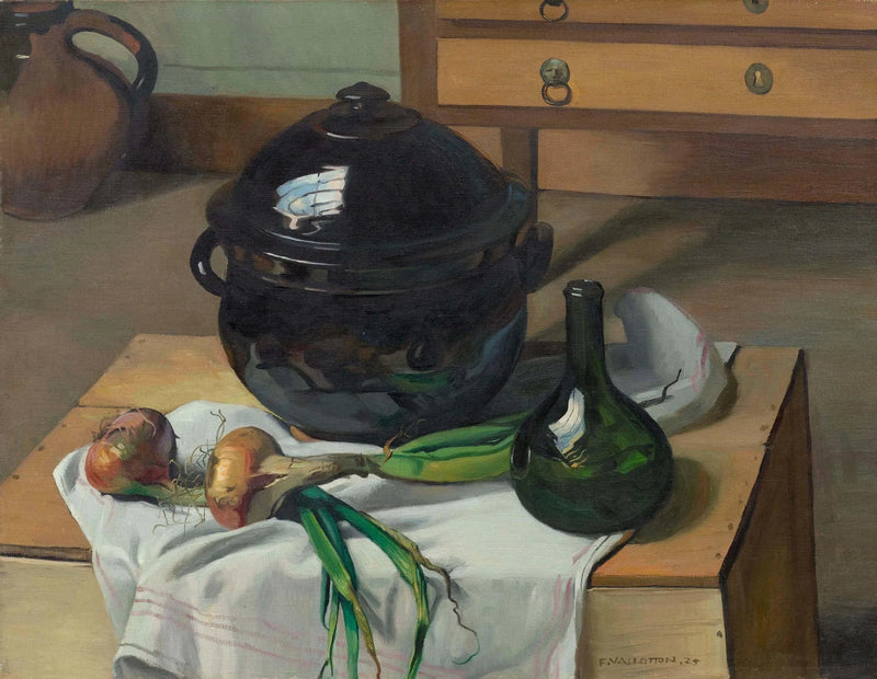 Løg og suppe - Félix Vallotton