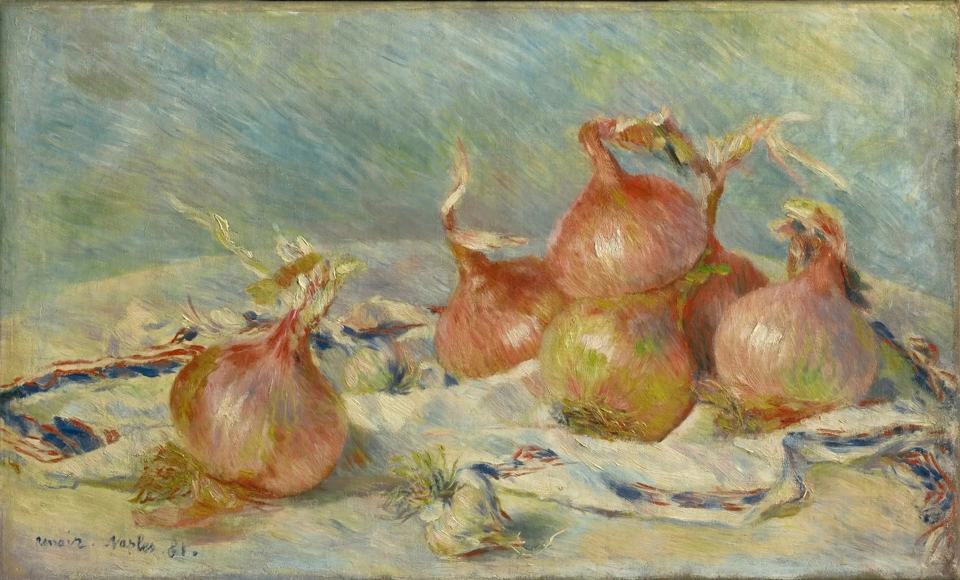 Oignons - Pierre-Auguste Renoir image 1 reproduction d’œuvre d’art à l’huile