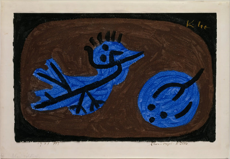 Blåfugl-græskar - Paul Klee