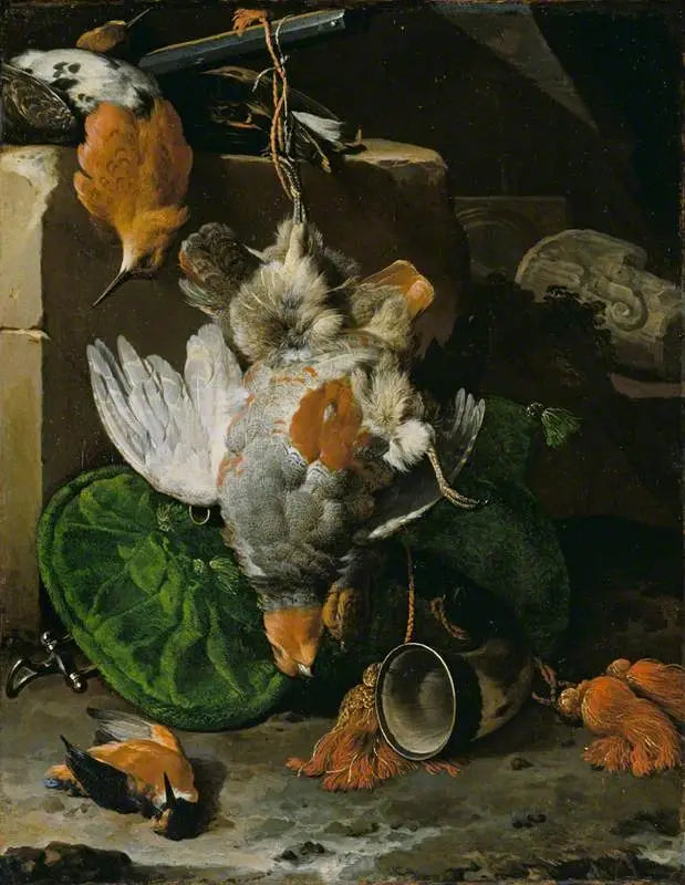 Død fugl - Melchior de Hondecoeter