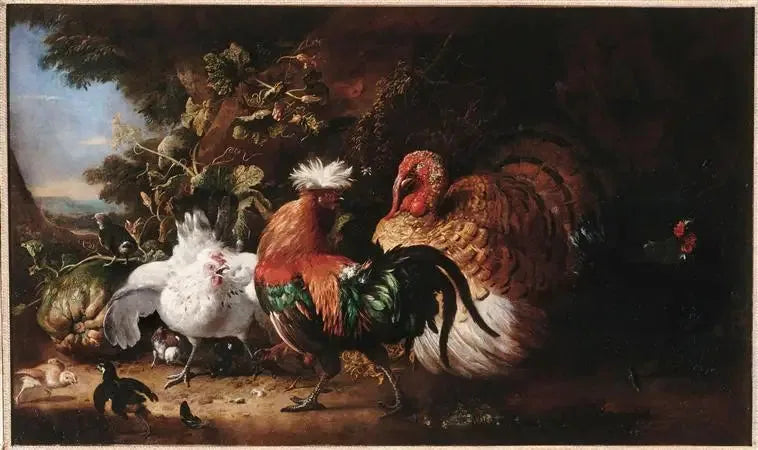 Fjerkræ - Melchior de Hondecoeter