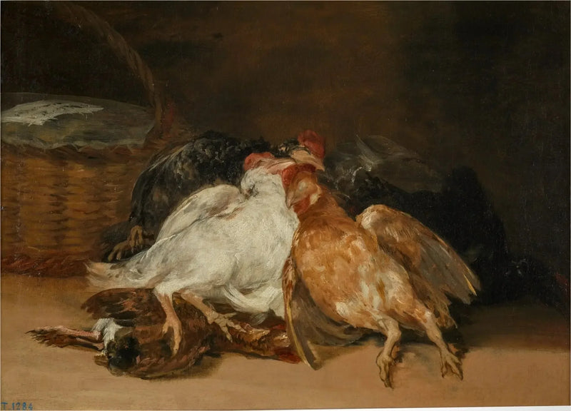 Døde fugle - Francisco de Goya