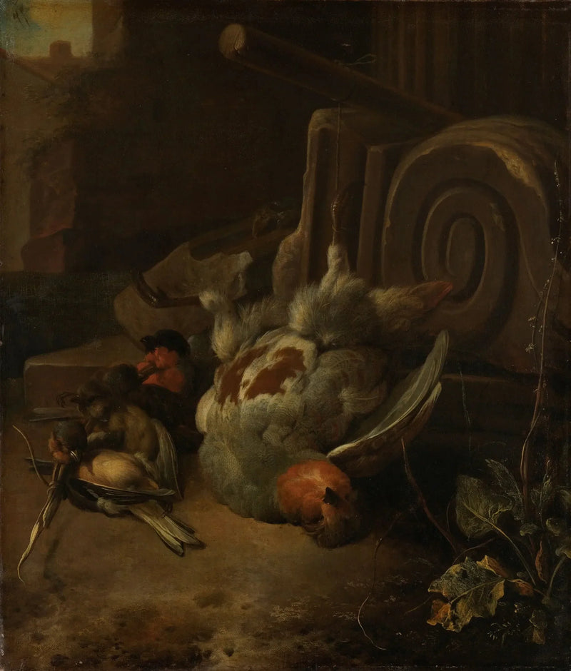 Døde fugle - Melchior de Hondecoeter