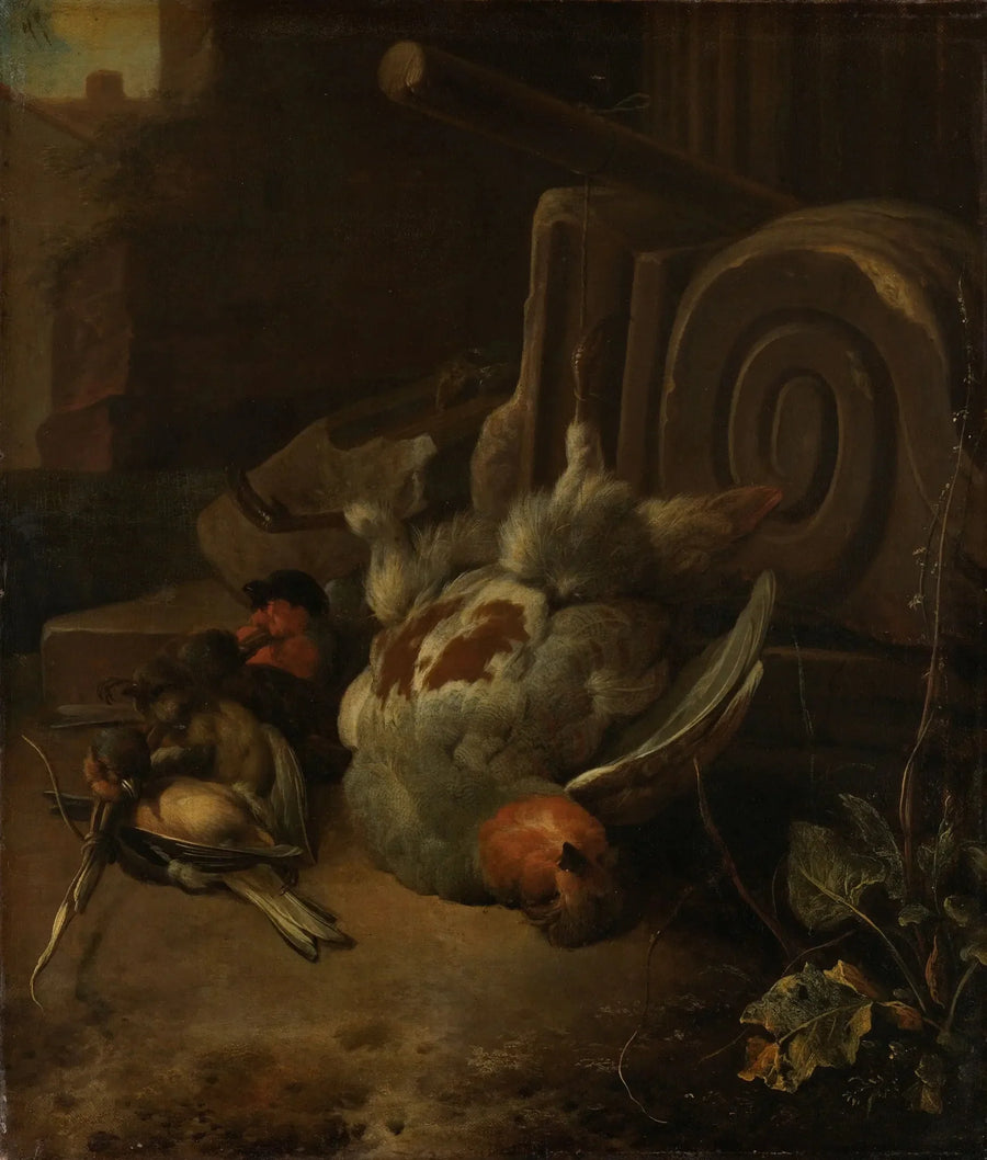 Døde fugle - Melchior de Hondecoeter