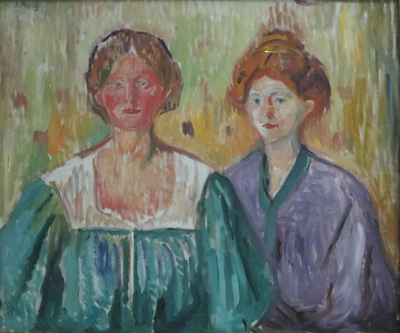Olga og Rosa Meissner - Edvard Munch