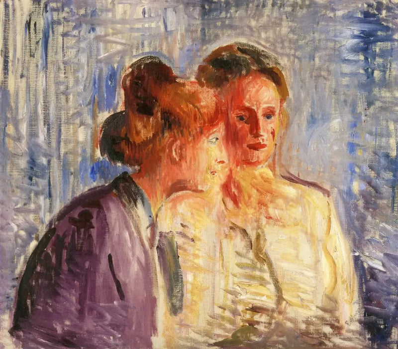 Olga og Rosa Meissner - Edvard Munch