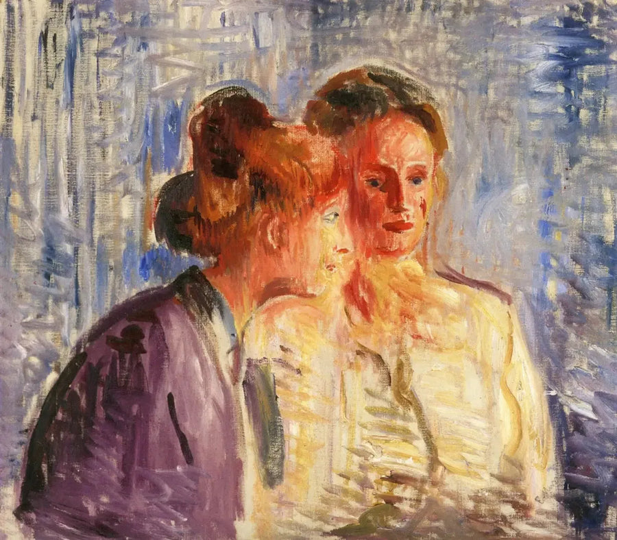 Olga og Rosa Meissner - Edvard Munch