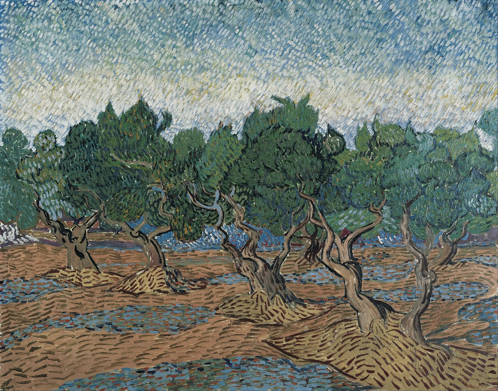 Oliveraie - Vincent van Gogh image 1 reproduction artisanale de tableau