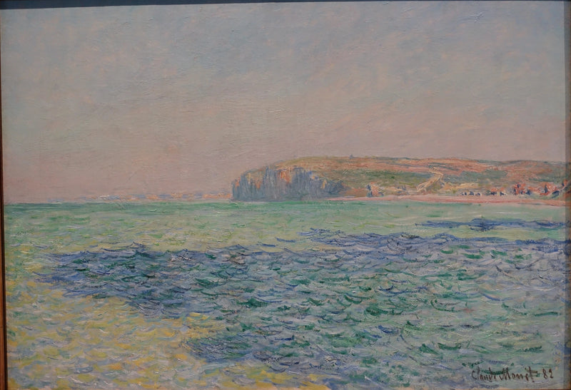 Skyggerne på havet, klipperne ved Pourville - Claude Monet
