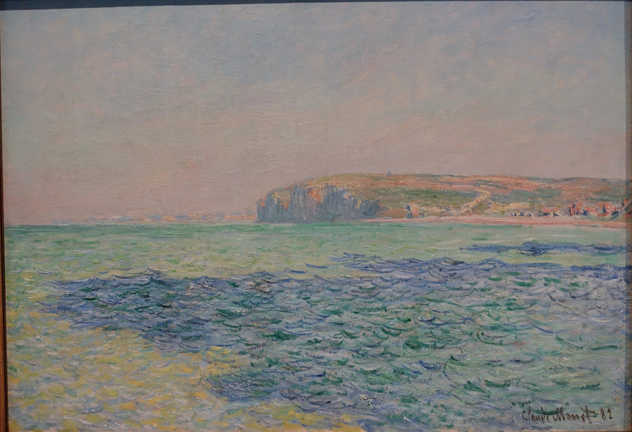 Skyggerne på havet, klipperne ved Pourville - Claude Monet