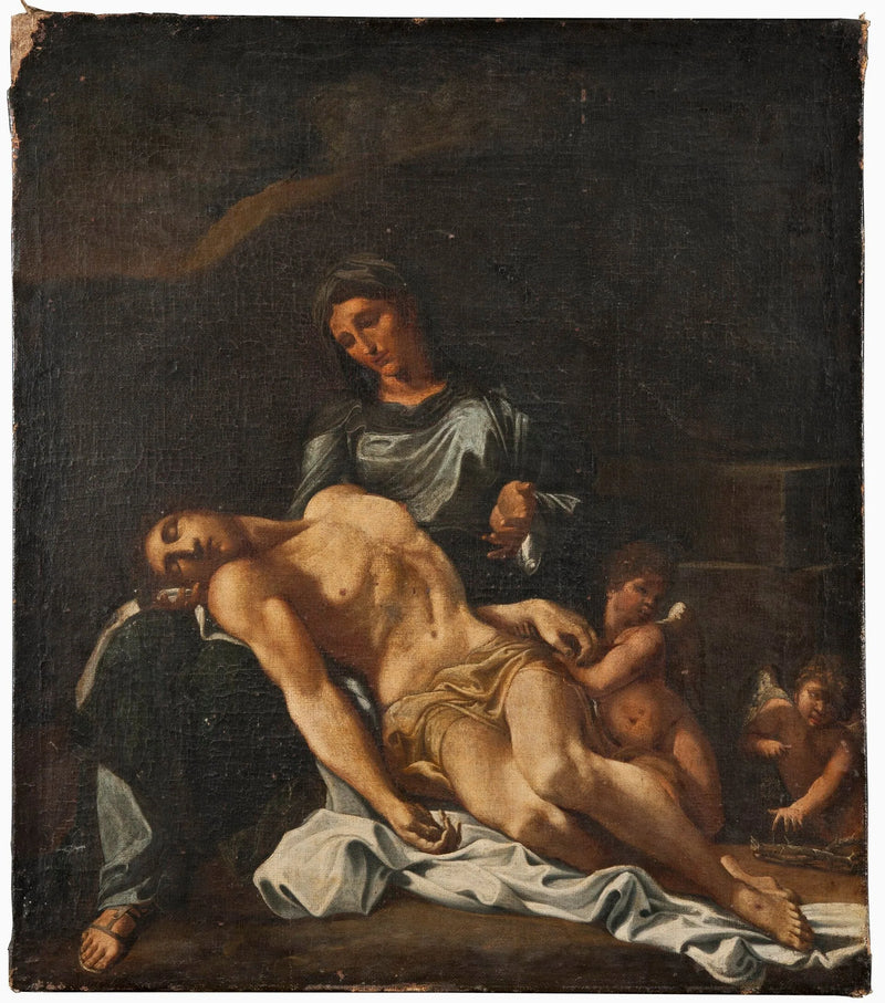 Omfattet indtil NM 7172. Pietà - Annibale Carracci