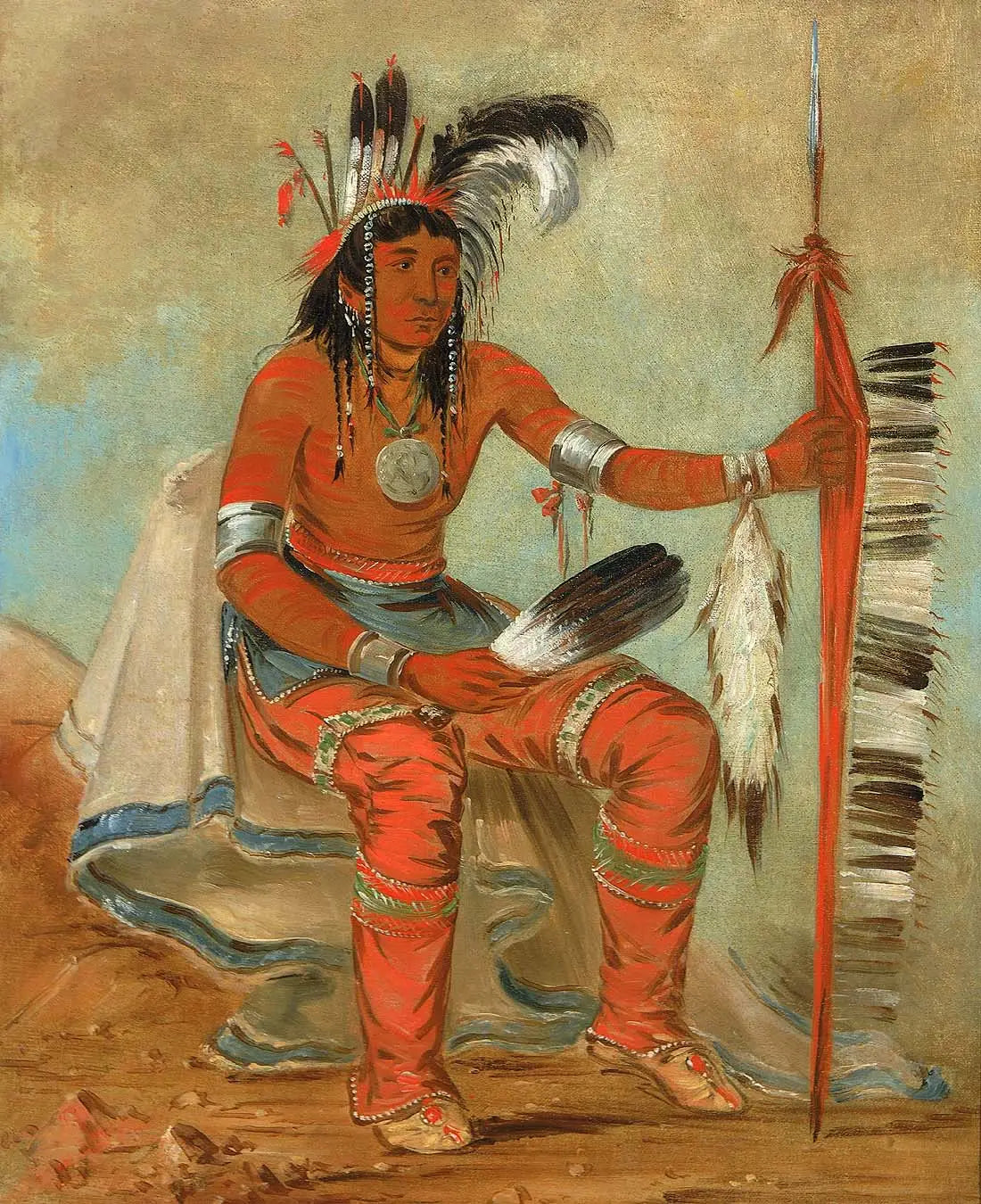 O’n-daig le corbeau un dandy - George Catlin - Alpha Reproduction