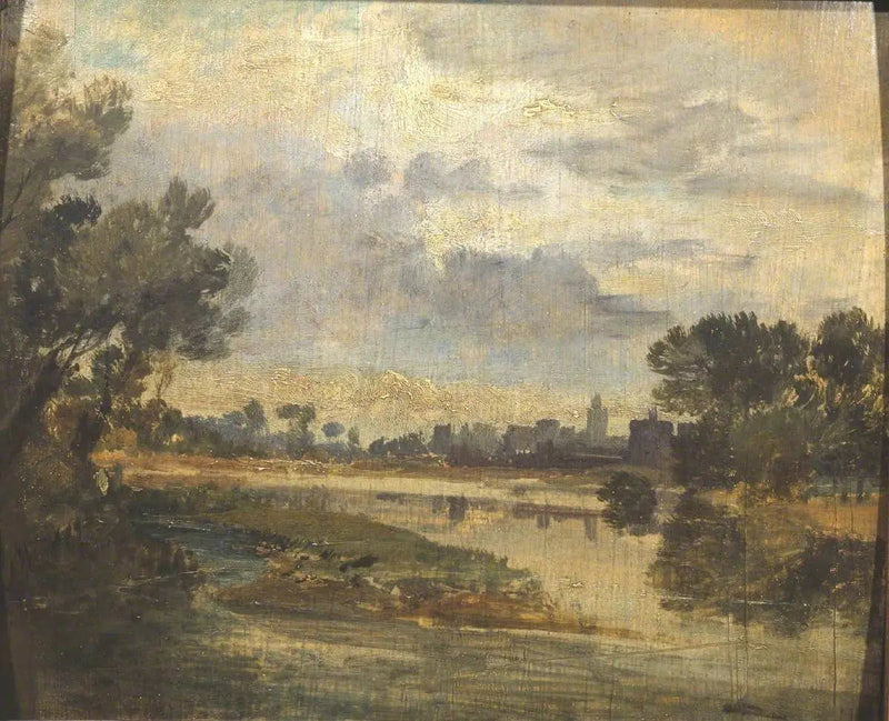 På Themsen (?) - J. M. W. Turner