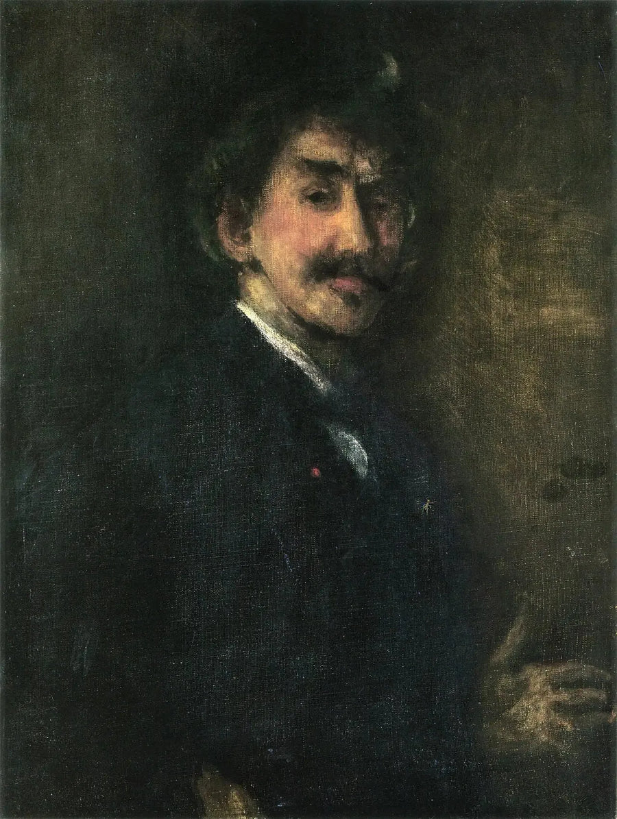 Guld og Brun: Selportræt - James Abbott McNeill Whistler