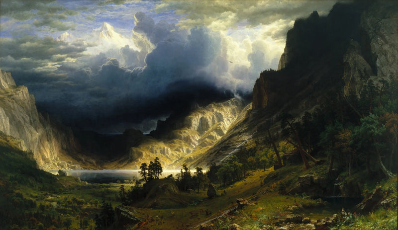 Tordenvejr i Rocky Mountains - Albert Bierstadt