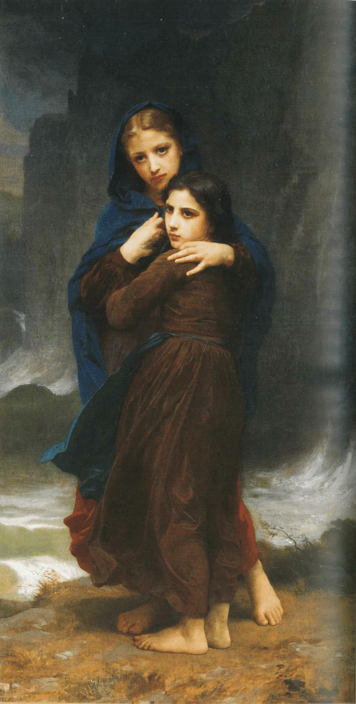 L’Orage, réduction (1874) - Bouguereau