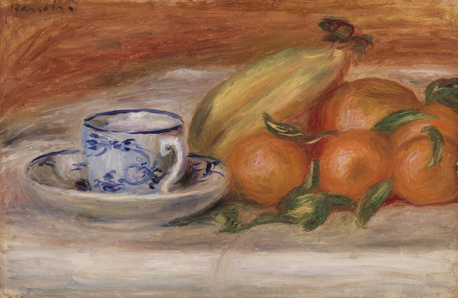 Appels, bananer og tekrus (Appels, bananer og tekrus) - Pierre-Auguste Renoir