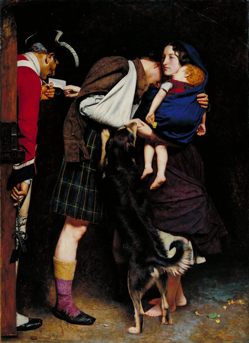 Befrielsesordren, 1746 - John Everett Millais