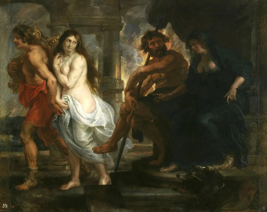 Orfeus og Eurydike - Peter Paul Rubens