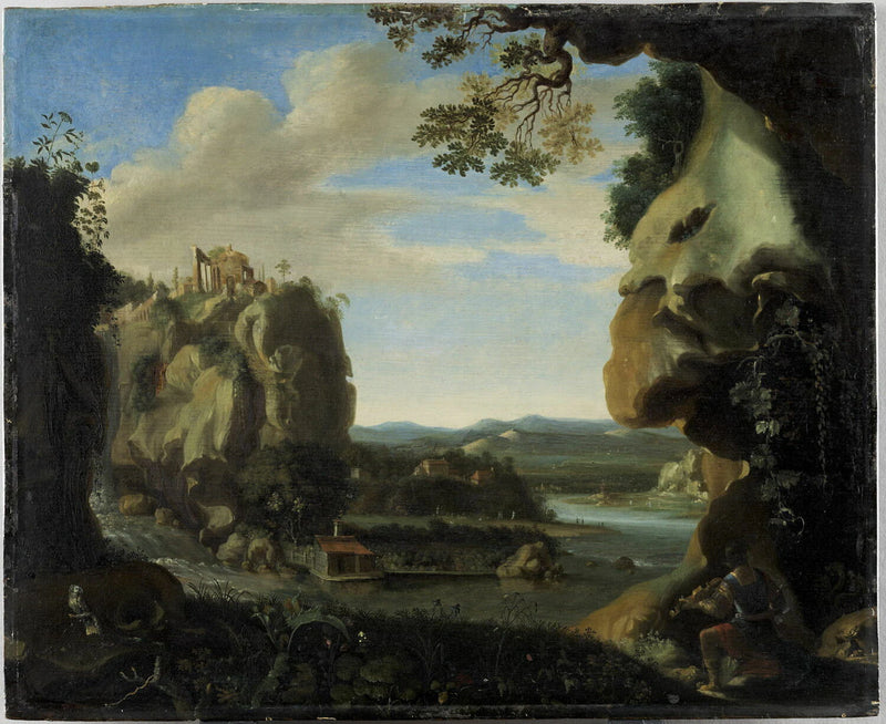 Orphée jouant du violon à l'entrée des Enfers - Jan Linsen