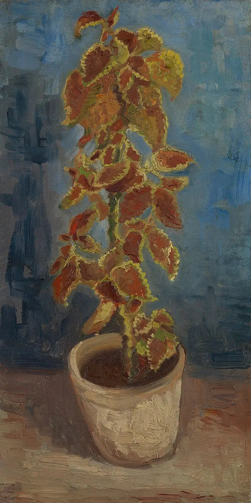 Flammende brændenælde i blomsterpotte - Vincent van Gogh