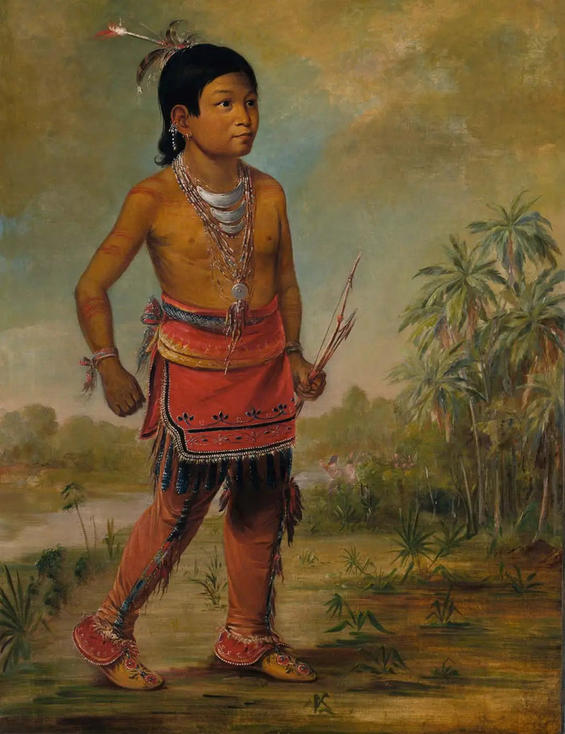 Osceola Nick-a-no-chee, un garçon - George Catlin