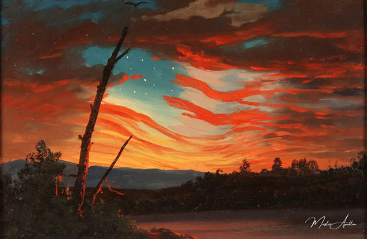 Our Banner in the Sky - Frederic Edwin Church - Reproductions de tableaux et peintures haut de gamme