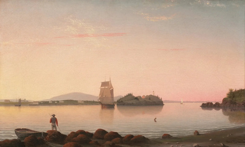 Uglehoved, Penobscot-bugten, Maine - Fitz Henry Lane