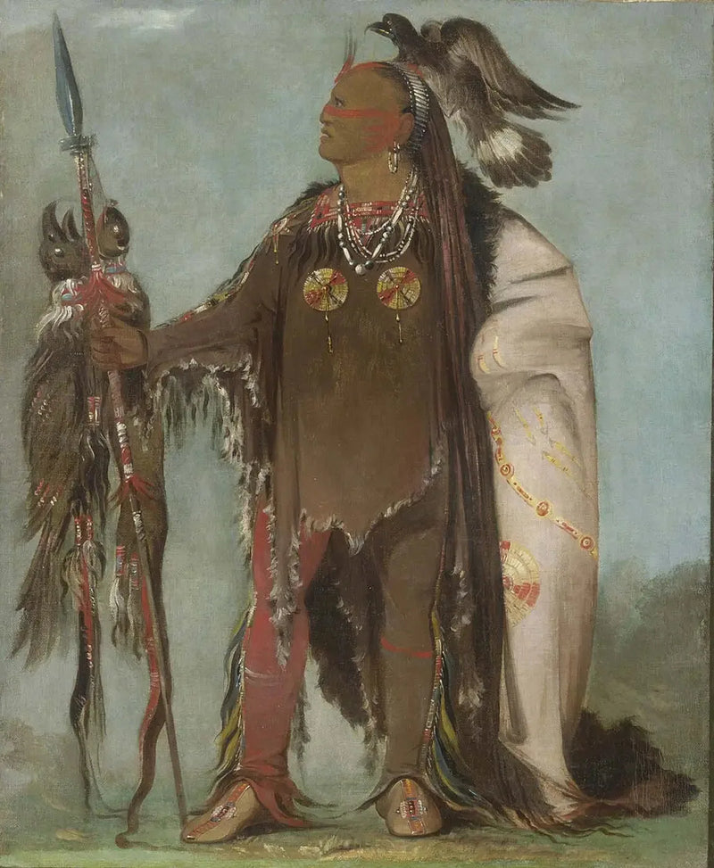 Parisiska ruppe, Deux corbeaux, un chef de bande - George Catlin