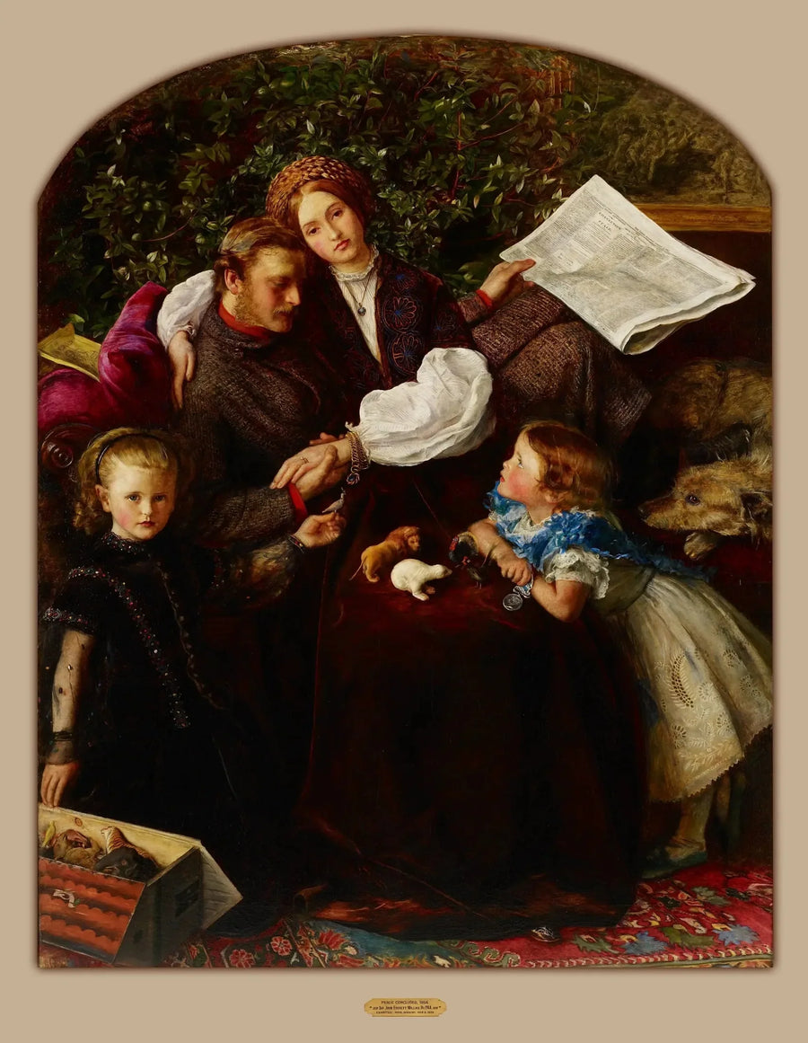 Fred indgået - John Everett Millais