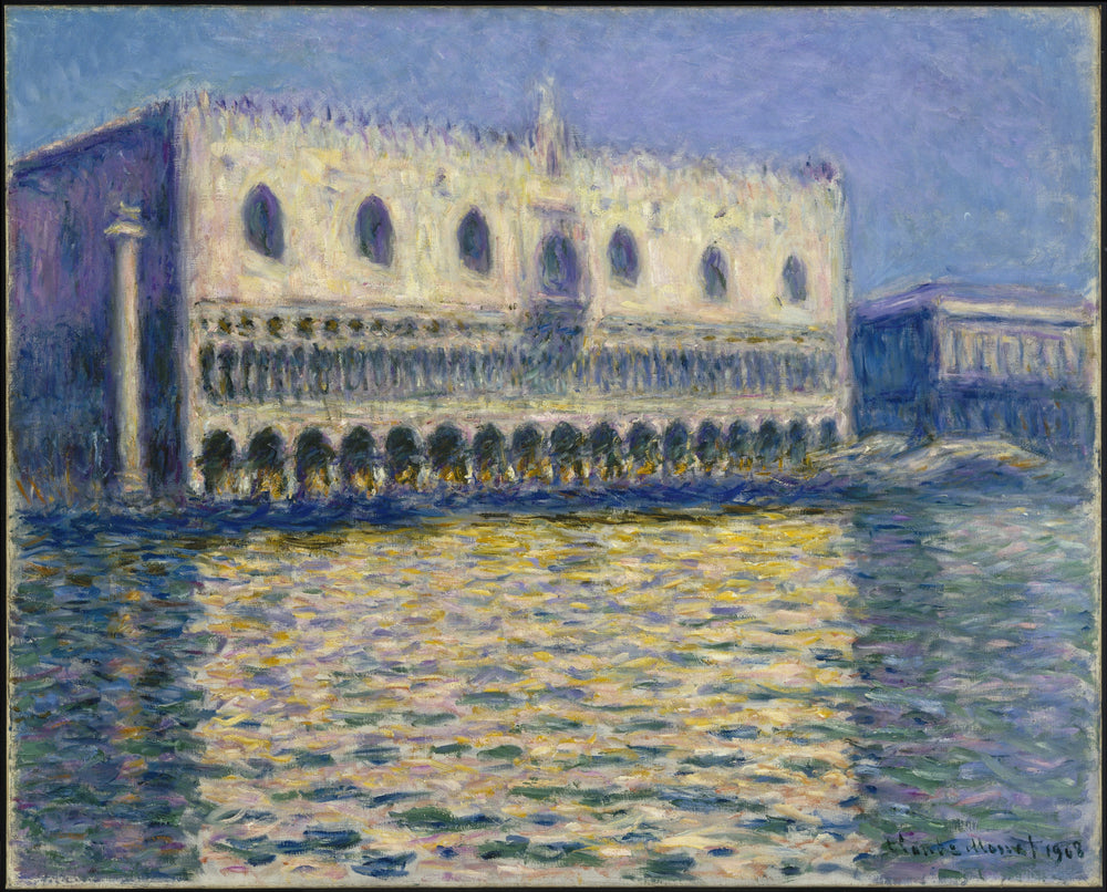 Le Palais ducal de Claude Monet, 1908 – Brooklyn Museum 20.634, Wildenstein 1743