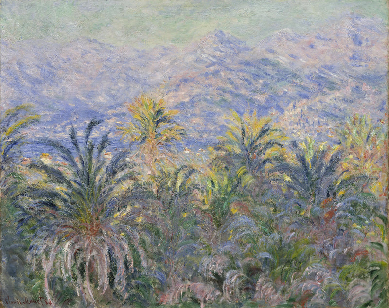 Palmer i Bordighera W877 - Claude Monet