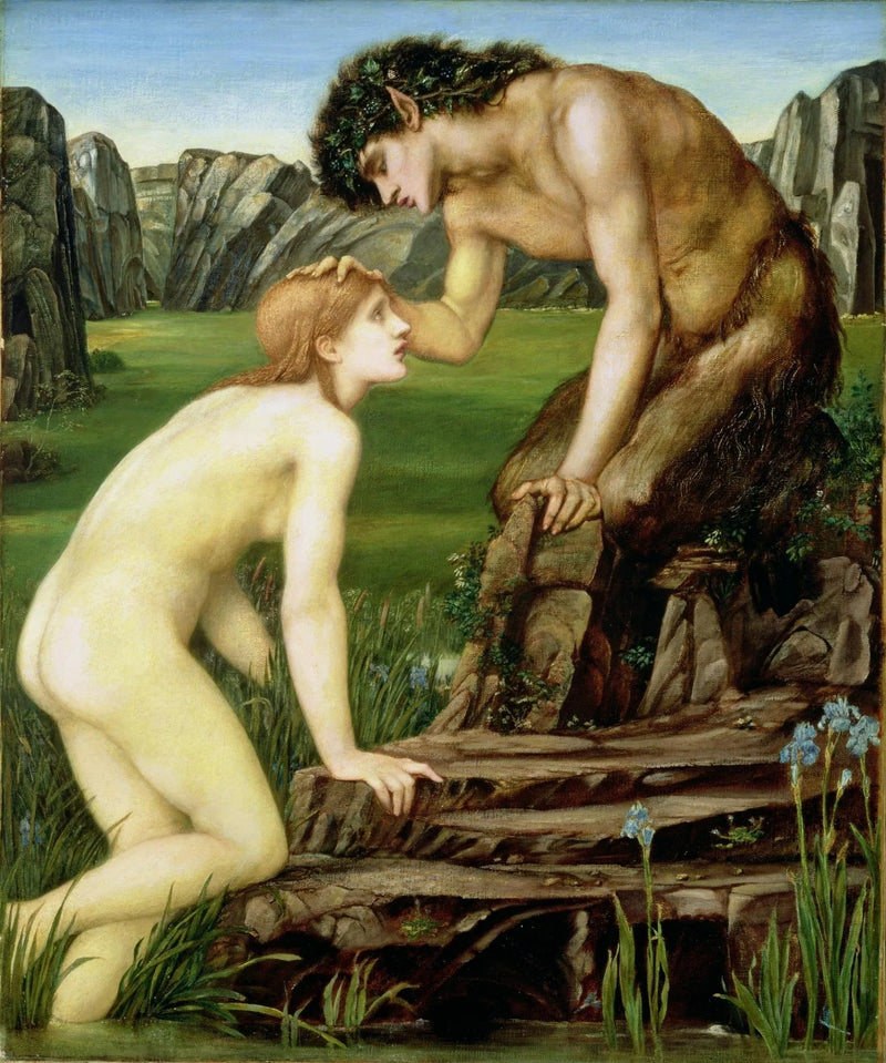 Pan og Psyche - Edward Burne-Jones