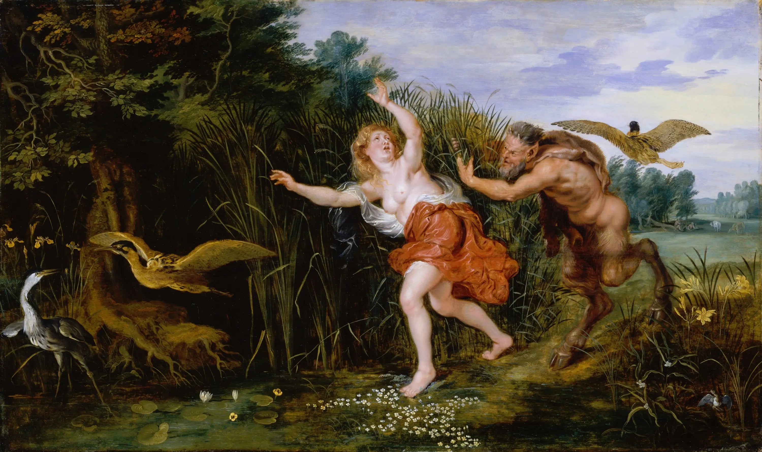 Pan et Syrinx - Peter Paul Rubens image 1 reproduction réalisée par Alpha Reproduction