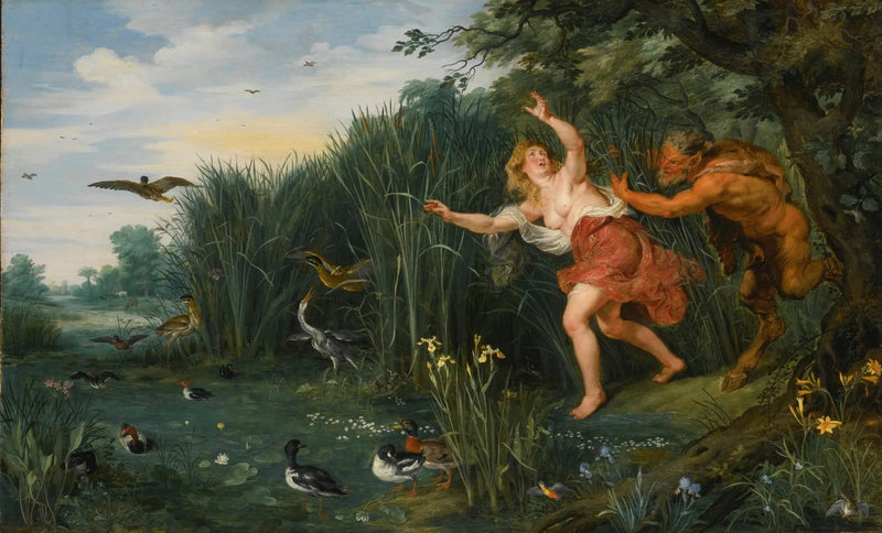 Pan og Syrinx - Peter Paul Rubens